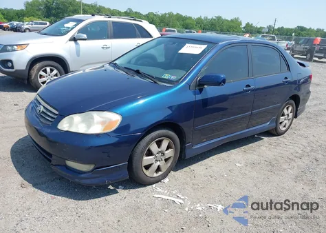 2003 Toyota Corolla S from USA, damaged, VIN 2T1BR32E83C058571